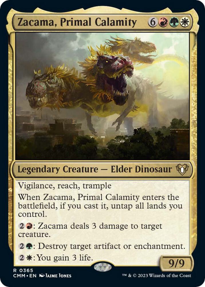 Zacama Primal Calamity (Commander Masters)  - Foil | Good Games North