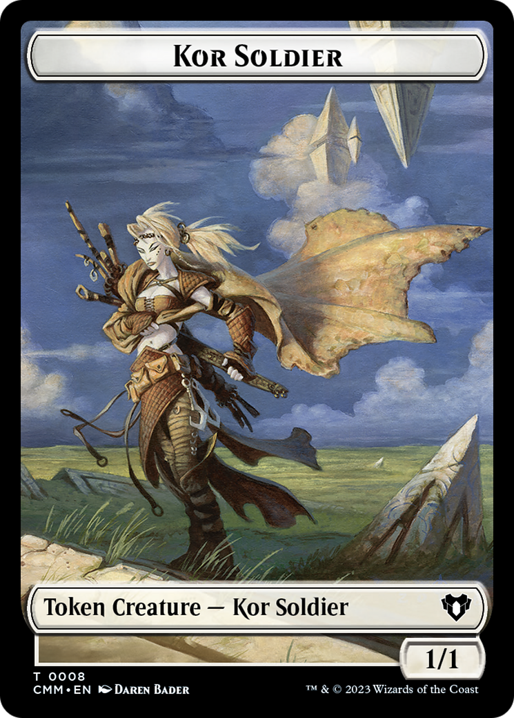 Kor Soldier Token [Commander Masters Tokens] | Good Games North