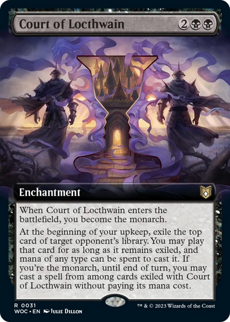 Court of Locthwain (Extended Art) [Wilds of Eldraine Commander] | Good Games North