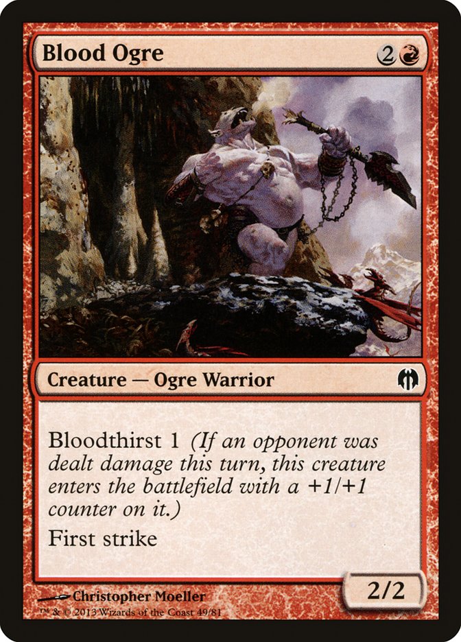 Blood Ogre [Duel Decks: Heroes vs. Monsters] | Good Games North