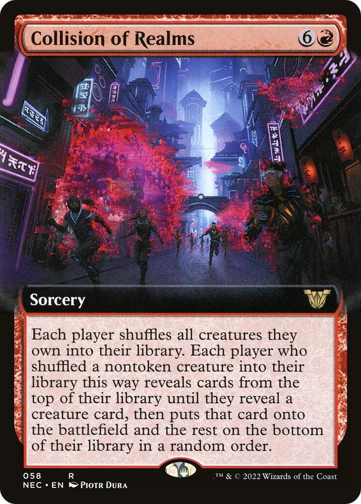 Collision of Realms Extended Art (Commander: Kamigawa: Neon Dynasty)  | Good Games North