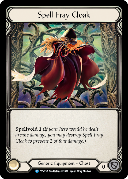 Spell Fray Cloak [DYN237] (Dynasty)  Rainbow Foil | Good Games North