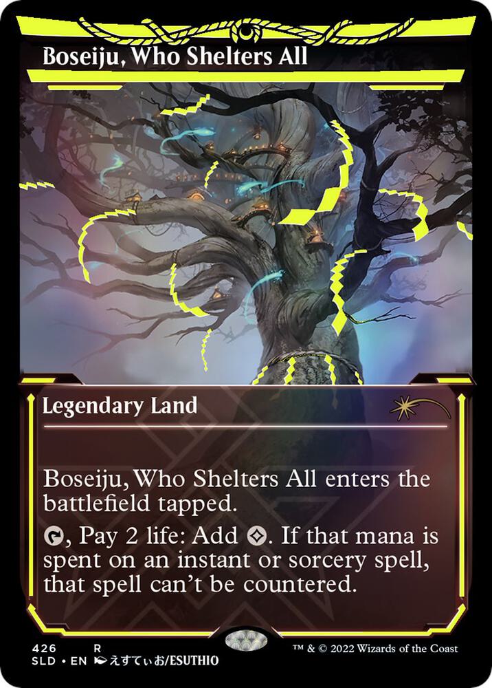 Boseiju, Who Shelters All 426 (Secret Lair Drop Series)  - Showcase Neon Ink Foil | Good Games North