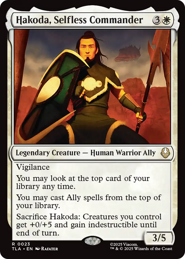 Hakoda, Selfless Commander [Avatar: The Last Airbender] | Good Games North