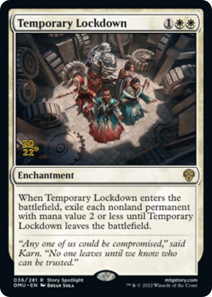 Temporary Lockdown 36s/161 (Prerelease Cards)  - Foil | Good Games North