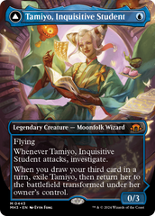 Tamiyo, Inquisitive Student // Tamiyo, Seasoned Scholar (Borderless) [Modern Horizons 3] | Good Games North