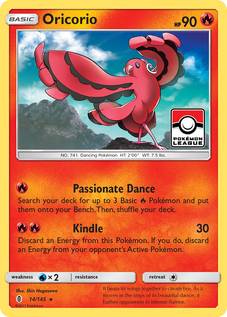 Oricorio (14/145) [Sun & Moon: Guardians Rising] | Good Games North