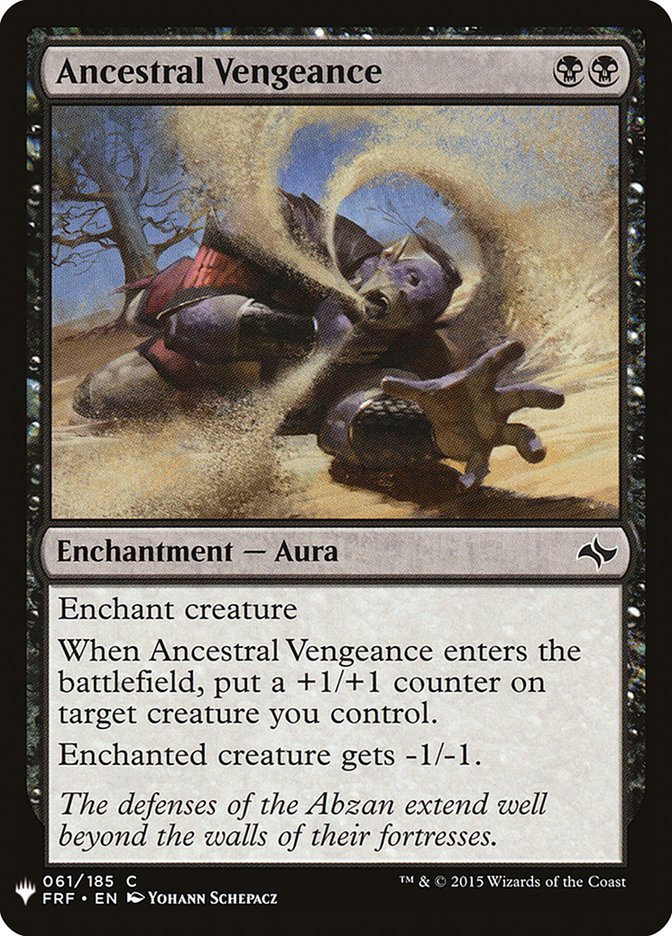 Ancestral Vengeance [Mystery Booster] | Good Games North