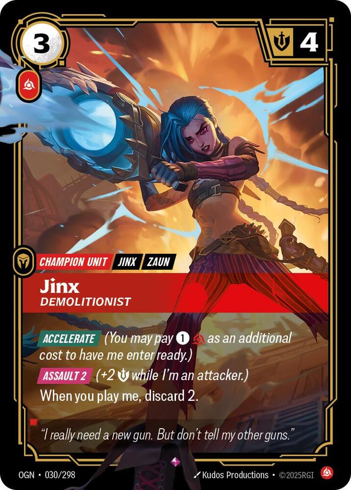 Jinx Demolitionist (Origins)  - Foil | Good Games North