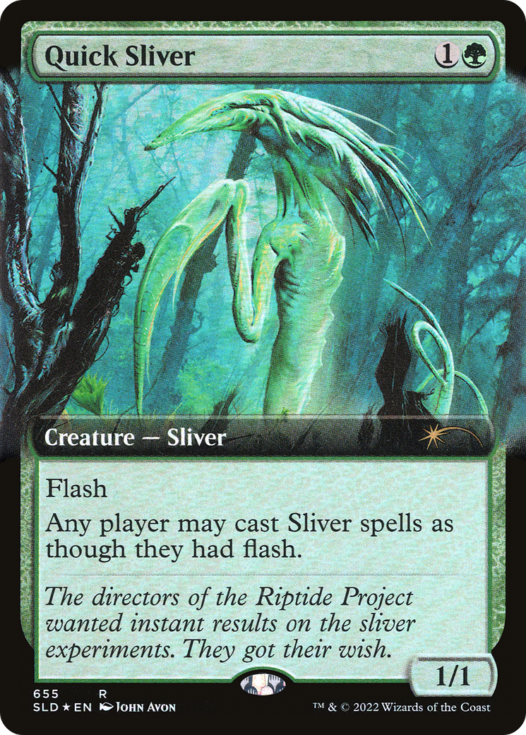 Quick Sliver (Extended Art) [Secret Lair Drop Promos] | Good Games North