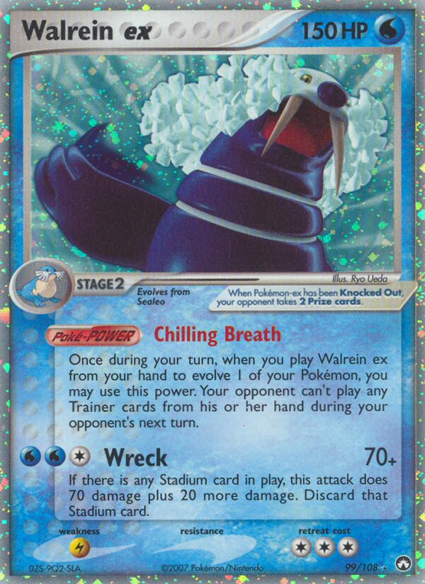 Walrein ex (99/108) [EX: Power Keepers] | Good Games North