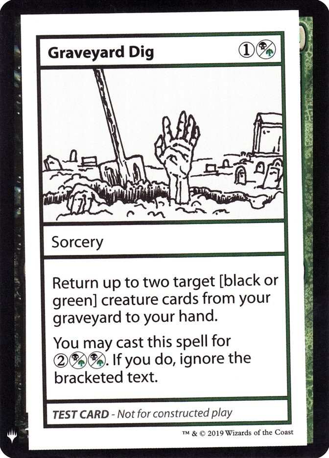 Graveyard Dig [Mystery Booster Playtest Cards] | Good Games North