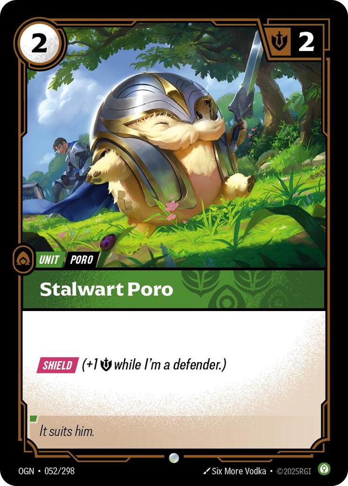 Stalwart Poro (Origins)  - Foil | Good Games North