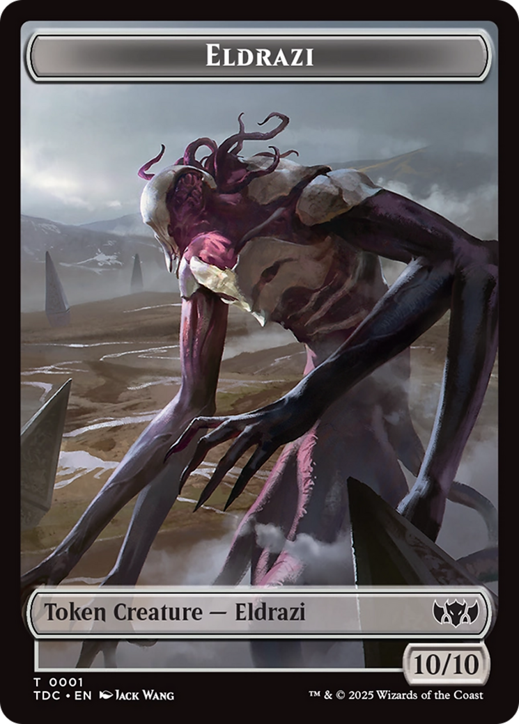 Eldrazi // Citizen Double-Sided Token [Tarkir: Dragonstorm Commander Tokens] | Good Games North