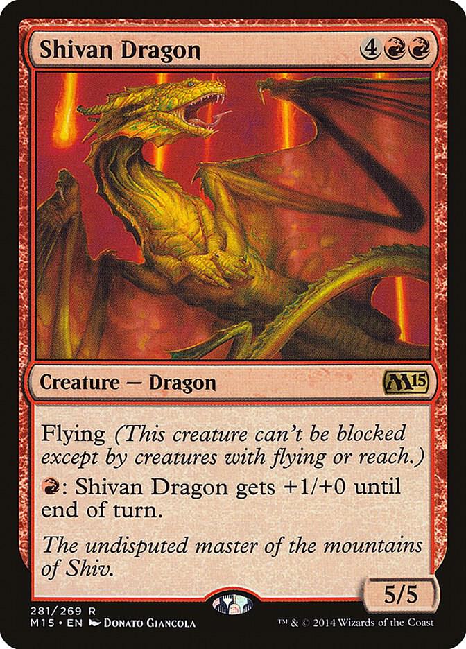 Shivan Dragon 281 (Magic 2015 (M15))  | Good Games North