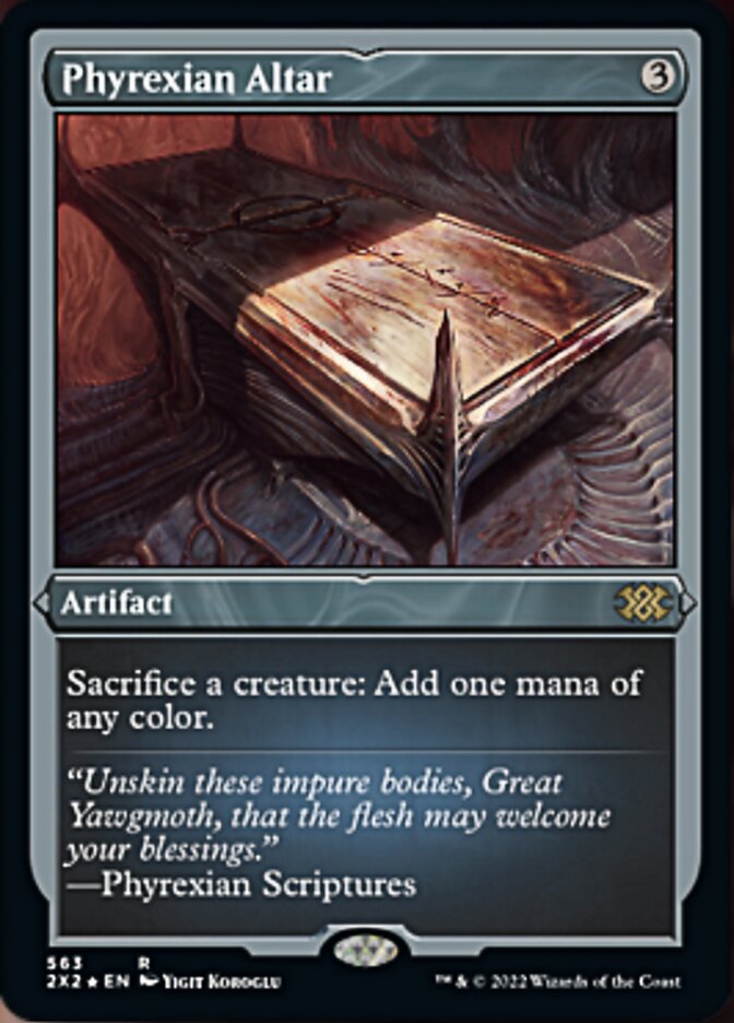 Phyrexian Altar (Foil Etched) [Double Masters 2022] | Good Games North