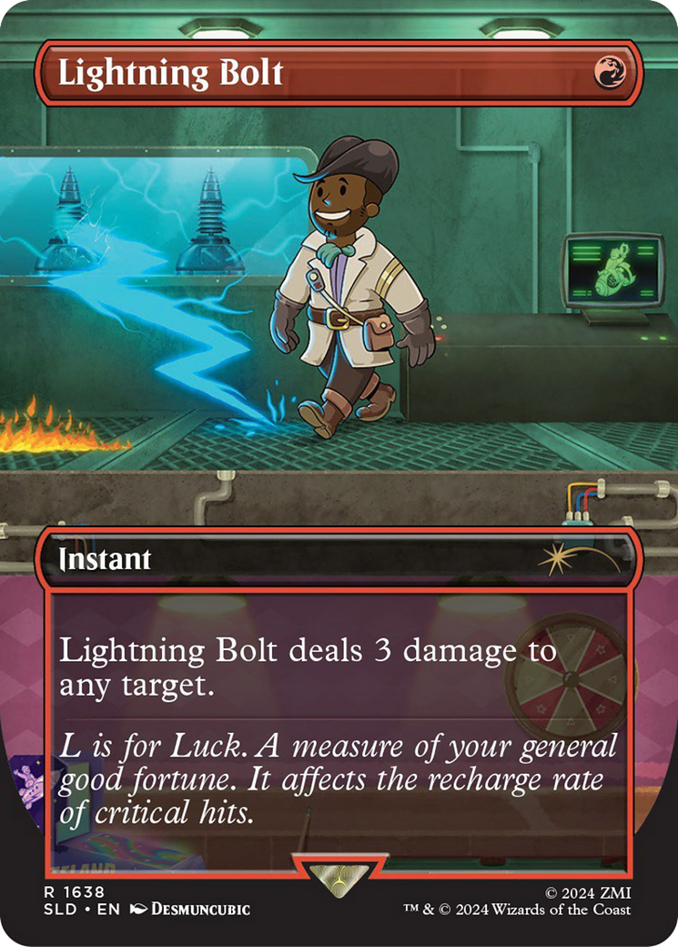 Lightning Bolt (1638) (Rainbow Foil) [Secret Lair Drop Series] | Good Games North
