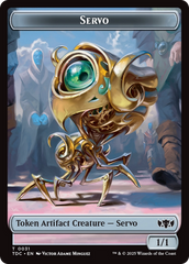 Servo // Warrior Double-Sided Token [Tarkir: Dragonstorm Commander Tokens] | Good Games North