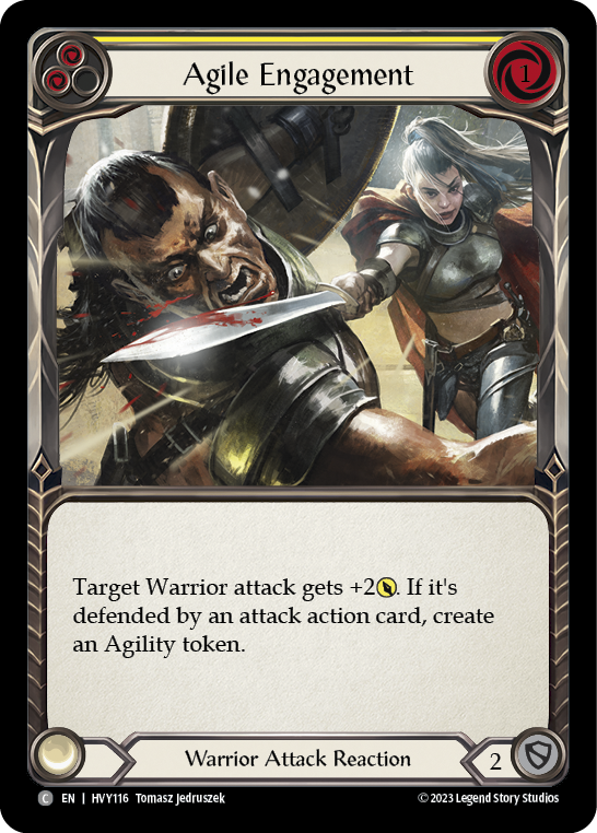 Agile Engagement (Yellow) [HVY116] (Heavy Hitters) | Good Games North