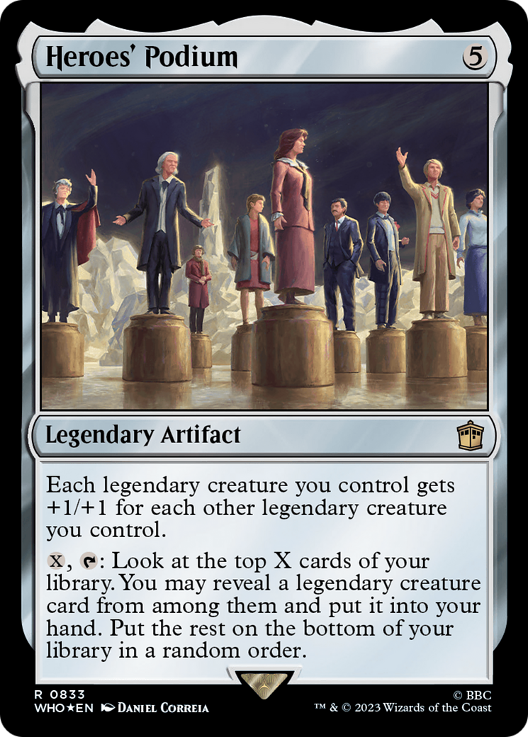 Heroes' Podium (Surge Foil) [Doctor Who] | Good Games North