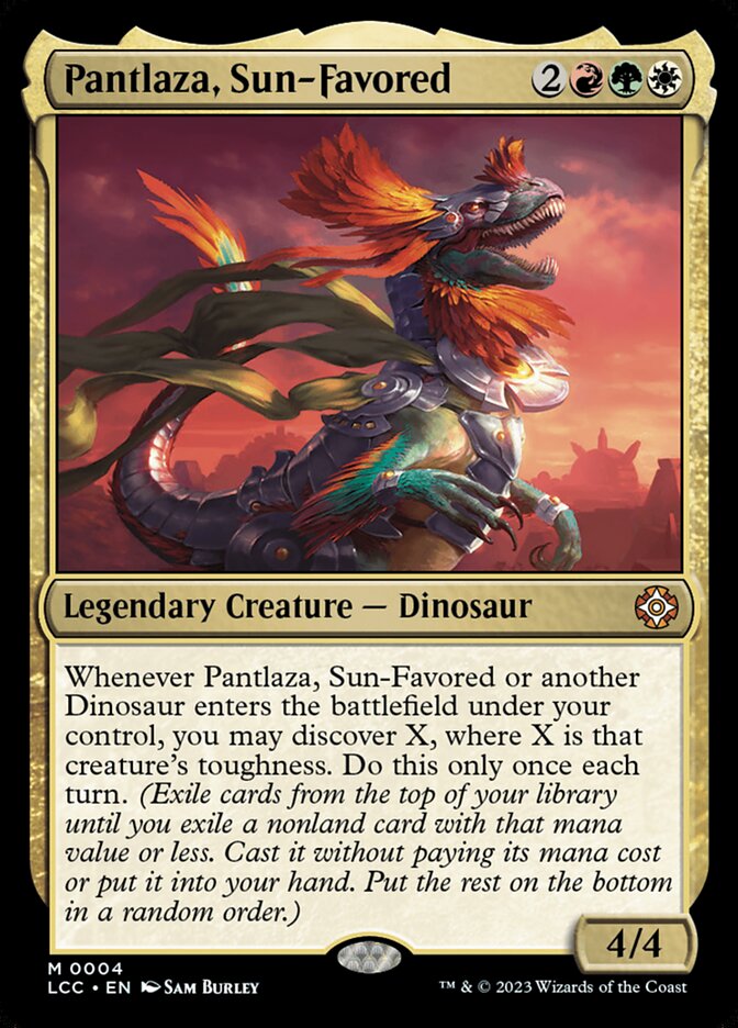 Pantlaza, Sun-Favored 4 (Commander: The Lost Caverns of Ixalan)  - Foil | Good Games North