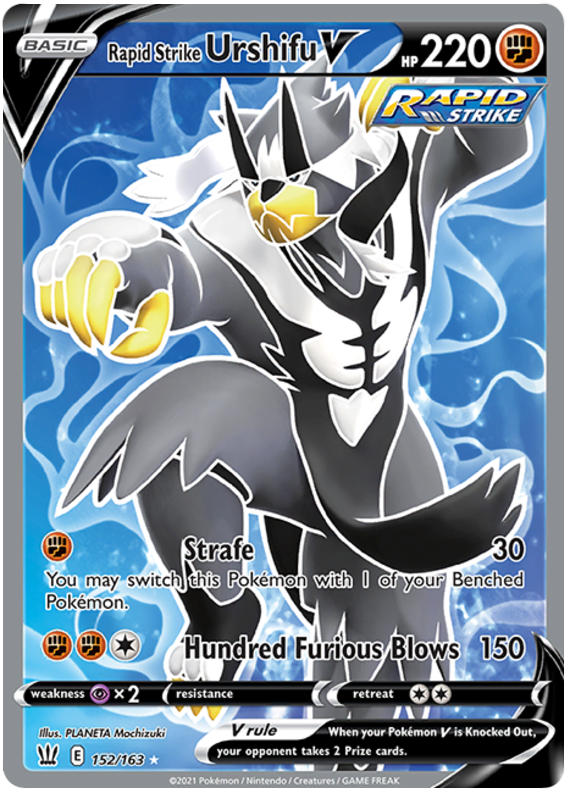 Rapid Strike Urshifu V (152/163) [Sword & Shield: Battle Styles] | Good Games North