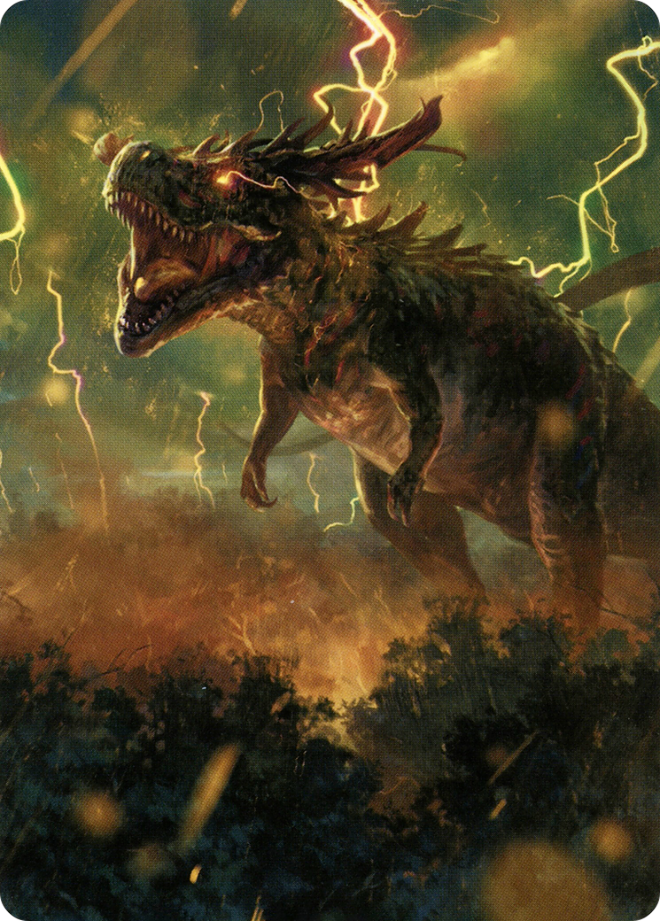 Thrasta, Tempest's Roar Art Card (42) [Modern Horizons 2 Art Series] | Good Games North