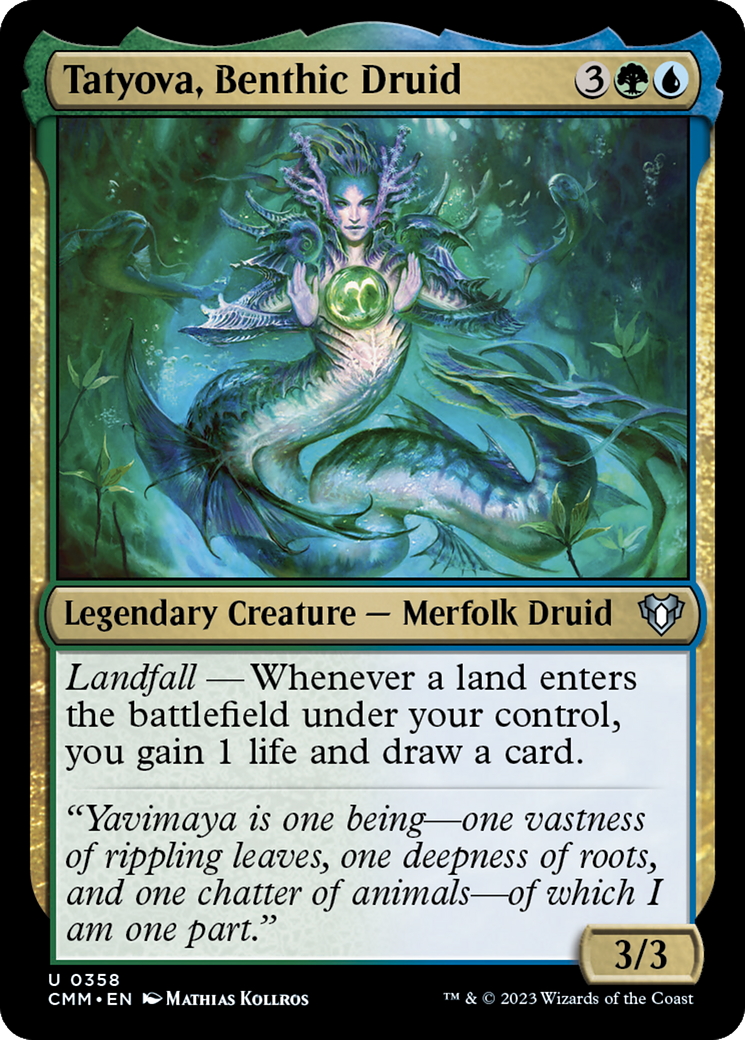 Tatyova, Benthic Druid [Commander Masters] | Good Games North