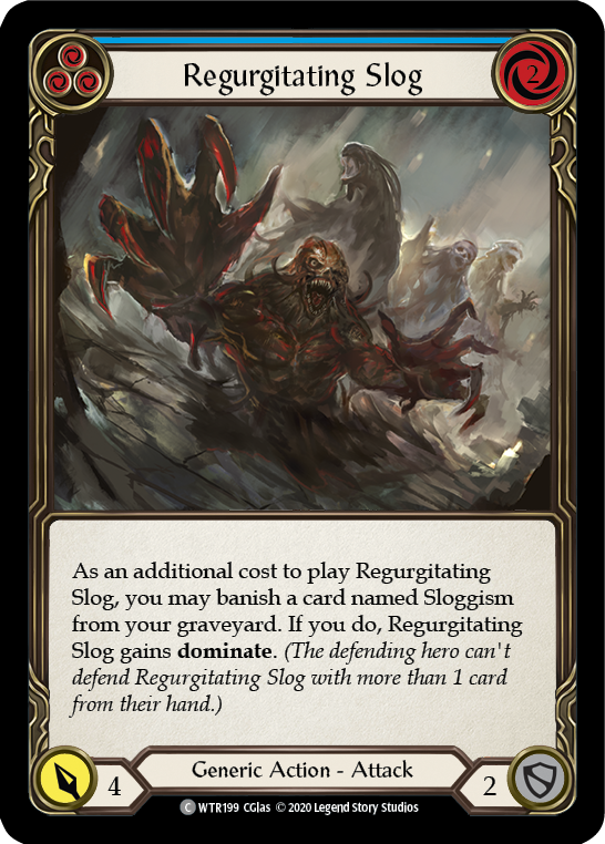Regurgitating Slog (Blue) [U-WTR199] (Welcome to Rathe Unlimited)  Unlimited Rainbow Foil | Good Games North