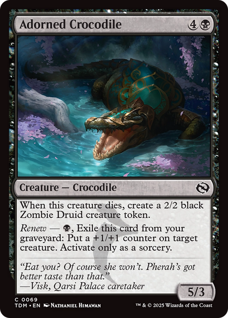 Adorned Crocodile [Tarkir: Dragonstorm] | Good Games North