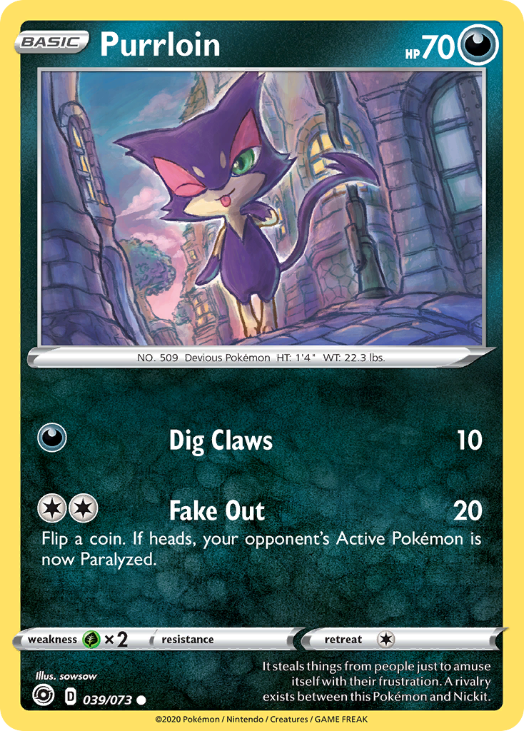 Purrloin (039/073) [Sword & Shield: Champion's Path] | Good Games North