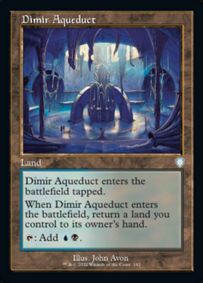 Dimir Aqueduct (Retro) [The Brothers' War Commander] | Good Games North