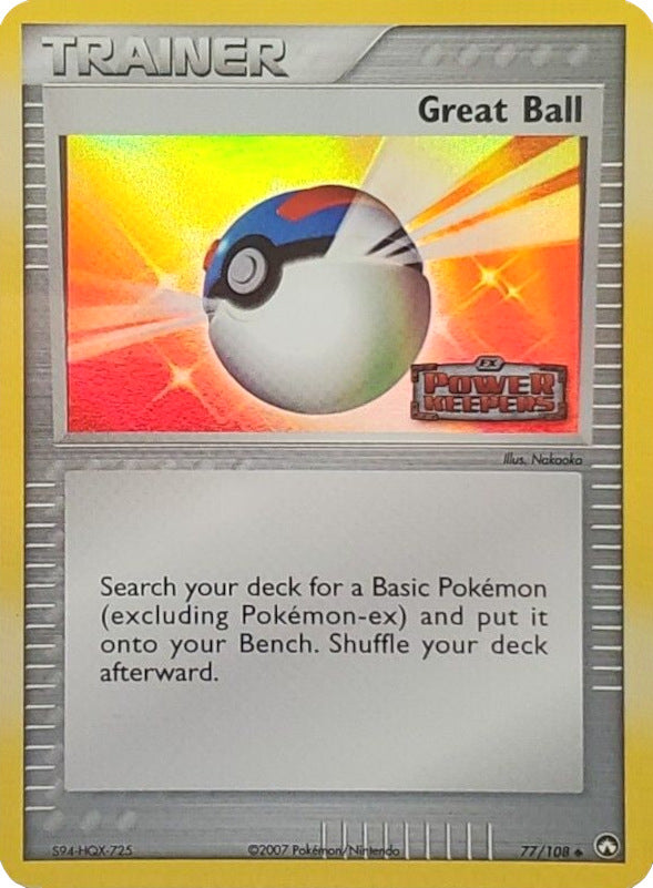 Great Ball (77/108) (Stamped) [EX: Power Keepers] | Good Games North