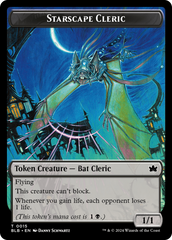 Cragflame // Starscape Cleric Double-Sided Token [Bloomburrow Tokens] | Good Games North