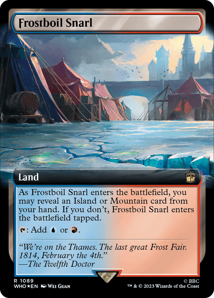 Frostboil Snarl (Extended Art) (Surge Foil) [Doctor Who] | Good Games North