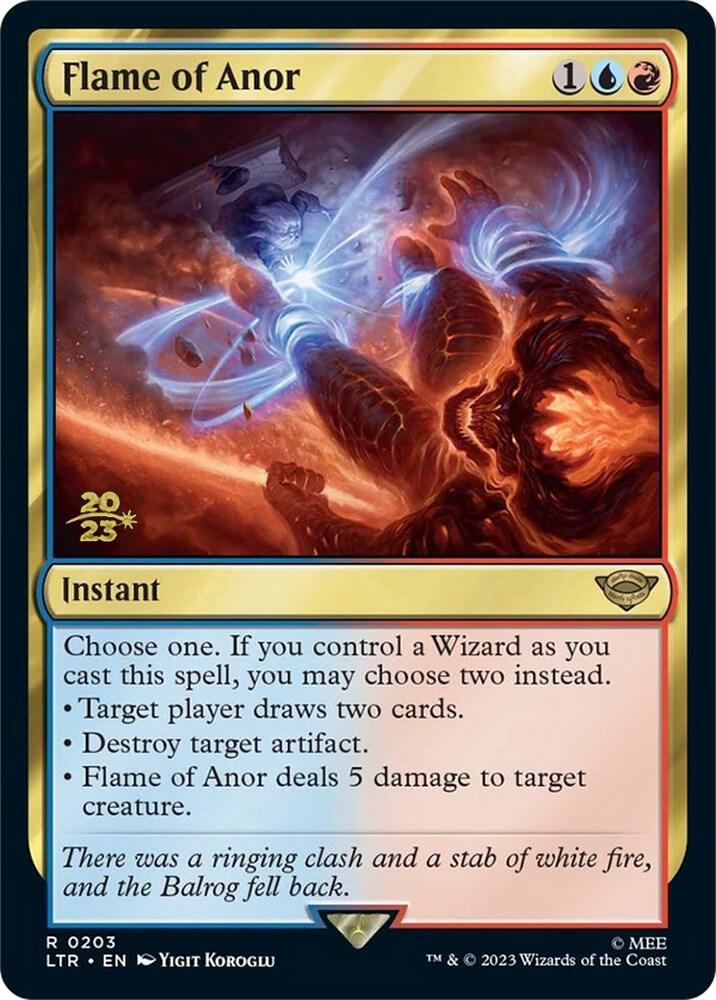 Flame of Anor (Prerelease Cards)  - Foil | Good Games North