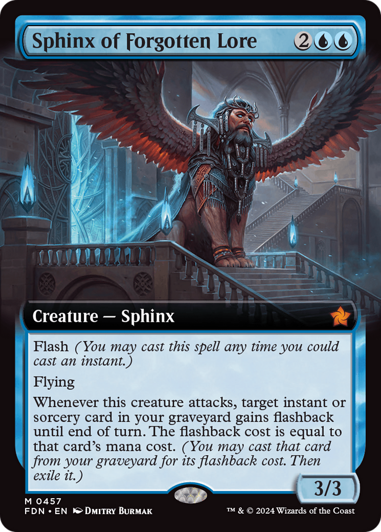 Sphinx of Forgotten Lore (Extended Art) [Foundations] | Good Games North