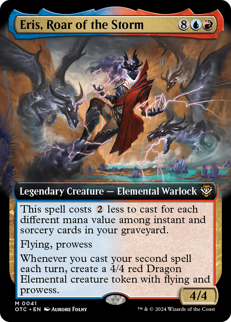 Eris, Roar of the Storm (Extended Art) [Outlaws of Thunder Junction Commander] | Good Games North