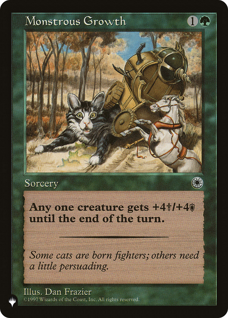 Monstrous Growth (Flavor Text) [The List] | Good Games North