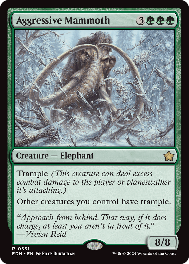 Aggressive Mammoth [Foundations] | Good Games North