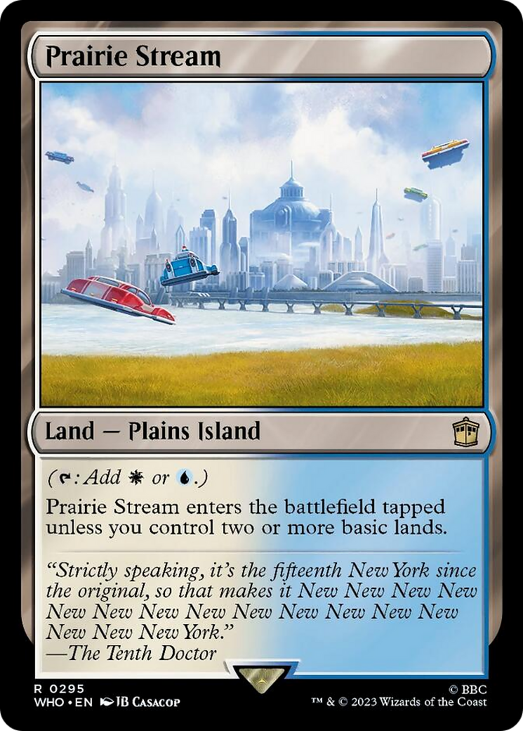 Prairie Stream [Doctor Who] | Good Games North
