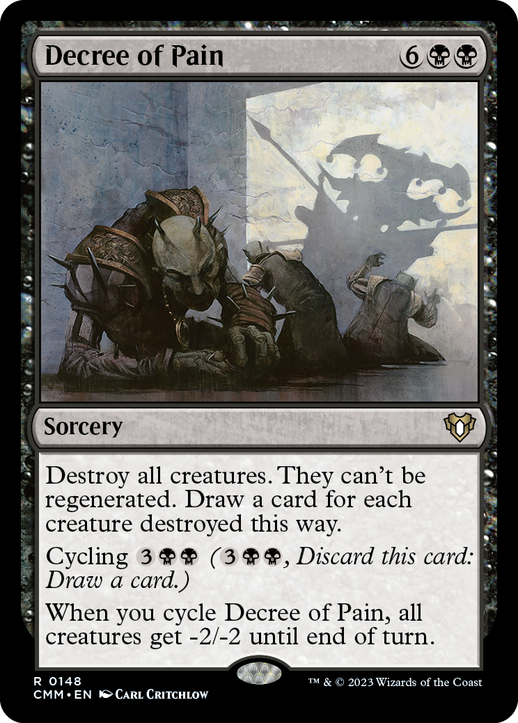 Decree of Pain [Commander Masters] | Good Games North