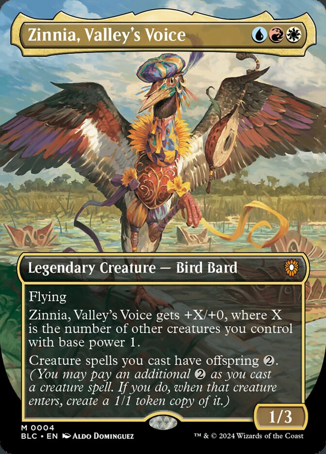 Zinnia, Valley's Voice (Commander: Bloomburrow)  | Good Games North