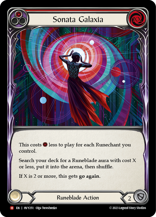 Sonata Galaxia [HVY251] (Heavy Hitters)  Rainbow Foil | Good Games North