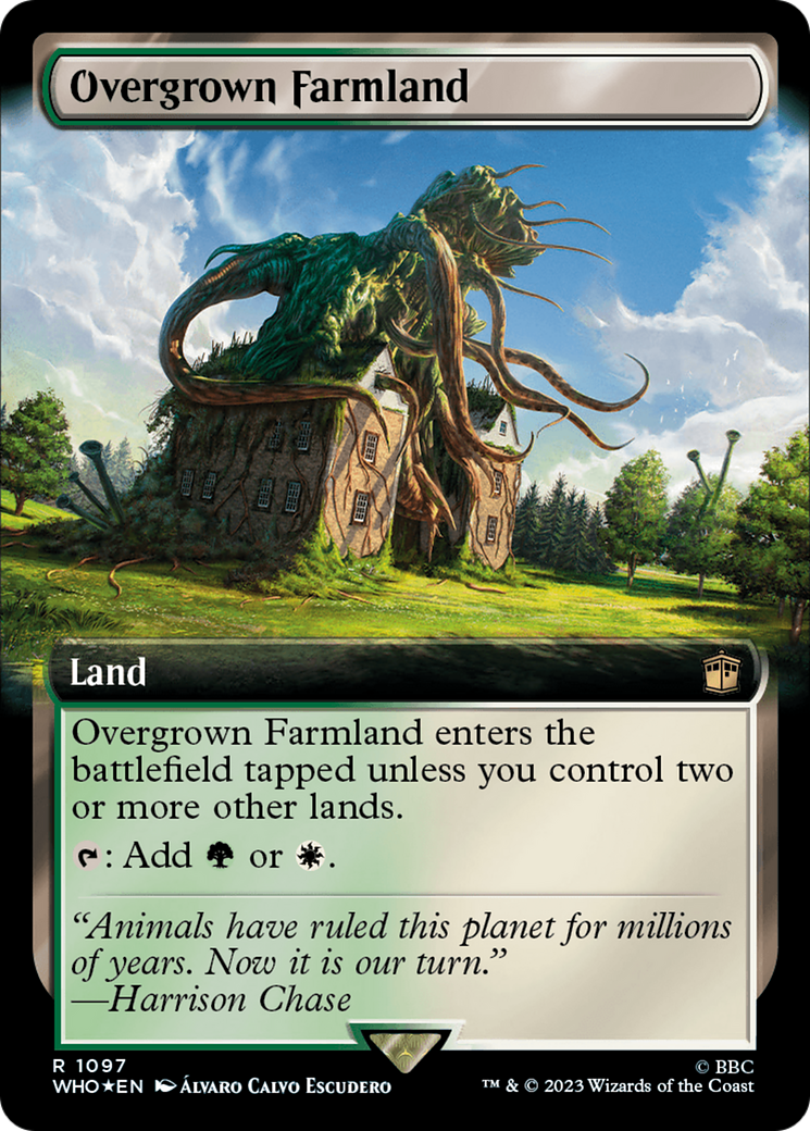 Overgrown Farmland (Extended Art) (Surge Foil) [Doctor Who] | Good Games North