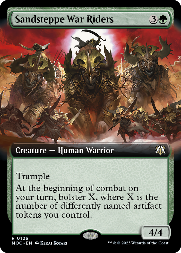 Sandsteppe War Riders (Extended Art) [March of the Machine Commander] | Good Games North