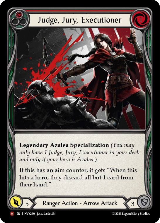 Judge, Jury, Executioner [HVY249] (Heavy Hitters)  Rainbow Foil | Good Games North