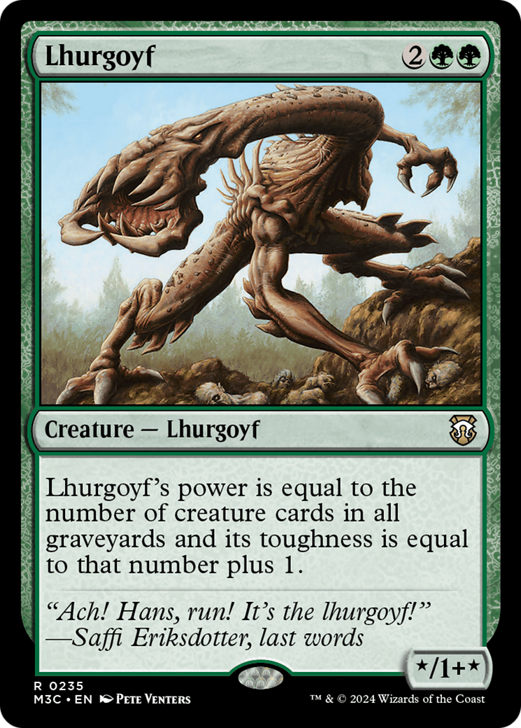 Lhurgoyf [Modern Horizons 3 Commander] | Good Games North