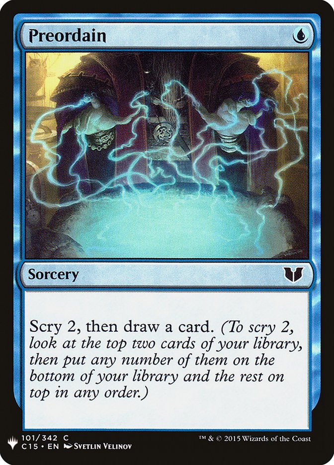 Preordain [Mystery Booster] | Good Games North