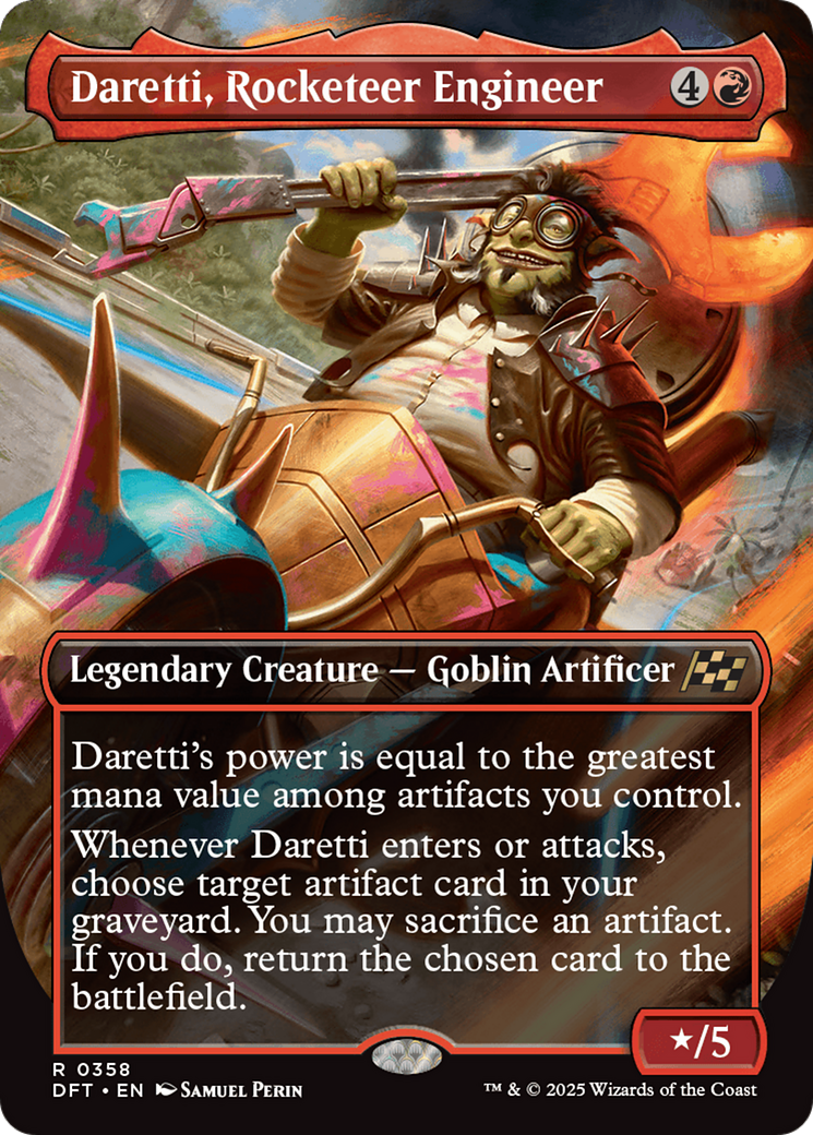 Daretti, Rocketeer Engineer (Borderless) [Aetherdrift] | Good Games North